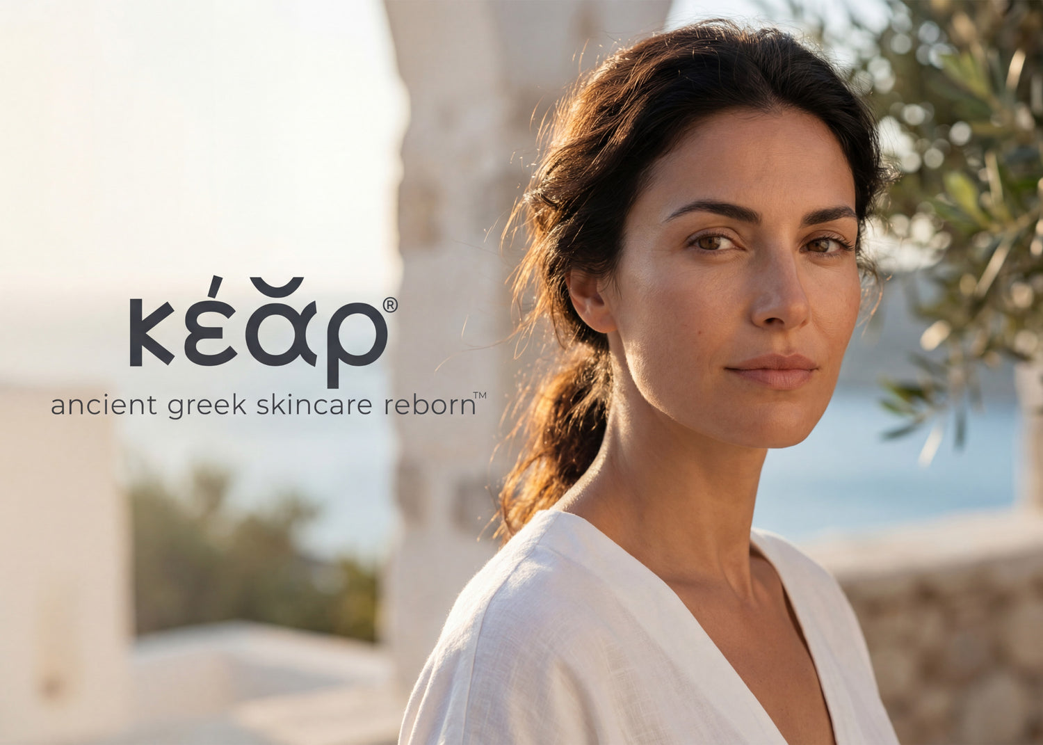 Kear natural waterless skincare inspired by ancient Greek rituals.