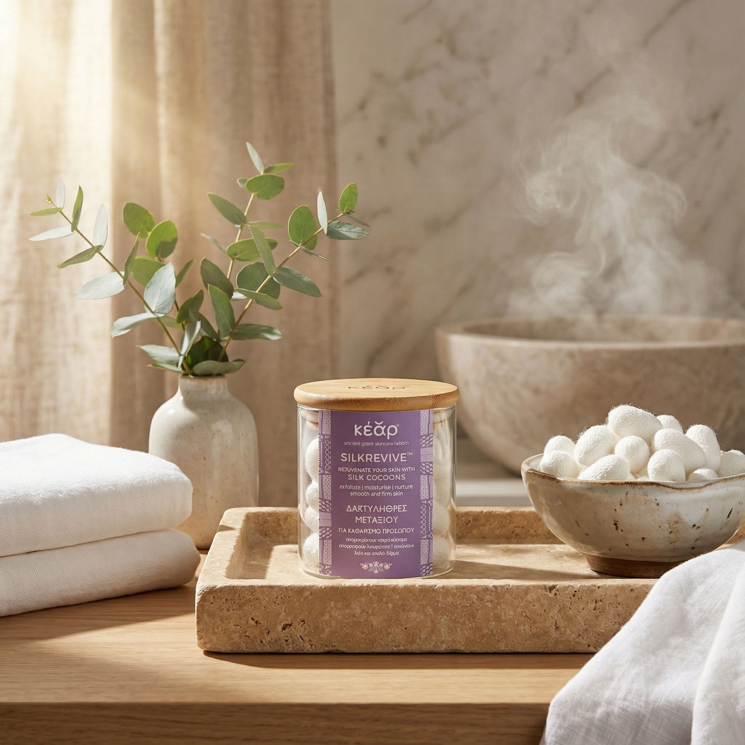 SilkRevive Κουκούλια Μεταξιού