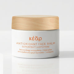 Kear waterless AntiOxidant face balm with seabuckthorn superfood.