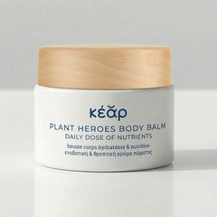 Kear waterless Plant Heroes body balm for nutrition and hydration.